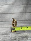 Vtg Phb Style Trumpet Instrument Porcelain Hinged Trinket Box W  Music Note
