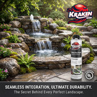 Kraken Black Pond   Waterfall Expanding Spray Foam Sealant 24 Oz 12 Pack