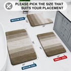 Arotive Bathroom Rugs Set 3 Piece Extra Soft And Absorbent Bath Rugs Machine