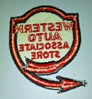 Vintage Embroidered Automotive Gasoline Patch Unused Western Auto Assoc  Store 