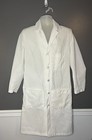 Wrangler By Red Kap Men s Size 36 Regular White Lab Coat
