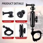 Utv Atv Camera Mount  Compatible With Gopro  1 75-2 Inch Roll Bar  Aluminum All