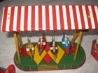 Set Of Four Jw Toy Made In Germany Tin Litho Wind-up County Fair Rides Working