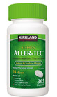 Kirkland Aller Tec 365 Tablets Cetirizine 10mg Allergy Relief 24 Hour
