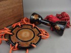Tsuzumi Makie Small Drum Japanese Musical Instrument Gagaku Lacquer Collectible