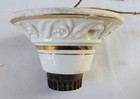 Vintage Porcelier Porcelain Wall Or Ceiling Light Fixture Floral Design