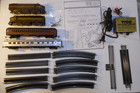 Pennsylvania Rr Passenger Train Set Ho Scale  Loco Set  2 Cars  Track  Power  Vg