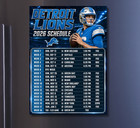 Detroit Lions  2026-27 Magnetic Schedule  5x7  High Definition