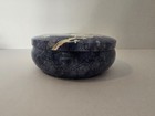 Vintage Daher Designed Metal Tin Cherry Blossom Floral Blue White - England