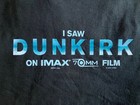Imax Dunkirk Film Promo T-shirt Medium Black    i Saw Dunkirk On Imax 70mm Film   