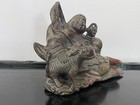 Antique Chinese Stone Carving   Carved Statue Figure Buddha And Foo Fu Dog Lion