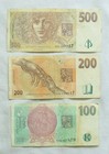 Chechia   Czech Republic 500 200 100 Koruna Banknotes Spending Cash