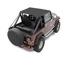 Bestop Traditional Bikini - Jeep 76-83 Cj5 Black Crush 52507-01