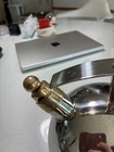 Chantal Stainless Steel Whistling Tea Kettle Brass Accents Vintage 1990s