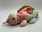 1997 Ty Beanie Baby Iggy The Iguana Tie Dye Rainbow  6