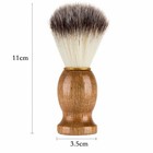 2x Mens Brush Beard Tool Pure Badger Hair Shaving Barber Wood Handle 2025
