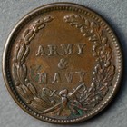 1863 15 319a Patriotic Civil War Token