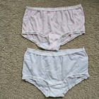 Vintage 80s Semi Sheer Nylon High Rise Granny Panties Usa Made Size Small