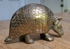 Vintage Brass Armadillo Figurines Set Of 2