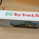 Hess Toy Truck Bank Tanker Fuel Oils Green Red Plastic With Box Parts Repair