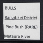 New Zealand 19xx Rare Bulls Crisp Cancel - S24191