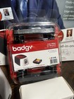 Badgy 200 Id Card Printer Kit W  Color Ribbon   50 Classic Blank Pvc Cards
