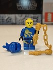 New Ninjago Jay Dx W Golden Nunchucks Of Lightning Custom Lego Minifigure 2521