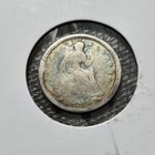 1854-o Seated Liberty Half Dime  With Arrows  Nice Detail
