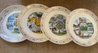 Vtg  4-souvenir State Plates Collectible West Virginia Nevada Idaho New Mexico