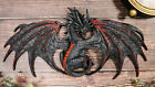 Medieval Fantasy Black Widow Blood Malice Dragon Wall Decor Plaque Figurine