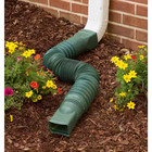 Flex A Spout 55 In  Green Vinyl Downspout Extension