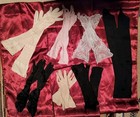 Lot Of 7 Pairs Antique And Vintage Women   s Gloves And Gauntlets Assorted 