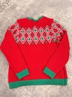 Holiday Time Cow Ugly Christmas Sweater Party Men   s Size Xl 46-48 No Lights