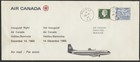 1965 Air Canada Inaugural Flight Dec 14 Halifax Ns To Bermuda Insert Aamc  6525