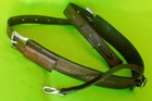 New Allegany Mountain Jeremiah Watt Tooled Brown Back Flank Cinch   Billet Set