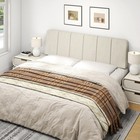 Liiwepo Queen Size Headboard Only-no Assembly Required  Beige