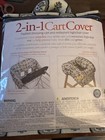 2-in-1 Cart Cover Padded Shopping Cart And Restaurant High Chair Cover Infection