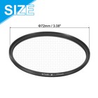 77mm Star Lens Filter  Starburst Lens Filter 8 Points