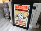 Framed - 1996 Rancid Concert Poster W  Rocket From The Crypt S n Adam Swinbourn