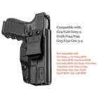 Iwb Gun Holster For Glock19 Gen3-5 g19x g23 Gen3-4 g26gen3-5 g32 Gen3-4 g44 g45