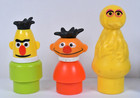  5  Vtg Fisher Price Sesame Street Little People From  938 Bert Ernie Cookie Etc