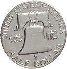 1963 Cameo Proof Franklin Half Dollar Superb Gem Bu Sharp Strike 90  Silver Coin