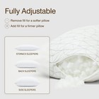 Coop Home Goods Original Toddler Adjustable Pillow  Soft  Breathable  19 X 13