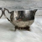 Vintage Oneida Usa Silverplated Creamer   Sugar Bowl Set