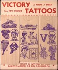 Victory Tattoos Wsny Temporary Tattoos Ww2 Penny A Sheet One Gross New Old Stock