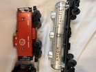 Vintage Lionel Train Lot O Gauge Caboose Tanker Crane 6560 Sunoco Union Pacific