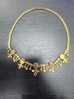 Victorian Gold And Pearl Floral Fringe Necklace  Circa 1885   1900