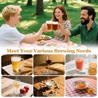 2 Pack Reusable Brew Bags - Extra Large Fine Mesh Strainer Bag For Home Brewing