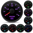 52mm Water Level Gauge With 7 Color Backlight  0-190 Ohm Sensor For 12v 24v