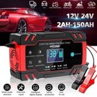 Car Battery Charger Heavy Duty 12v 24v Smart Automatic Intelligent Pulse Repair